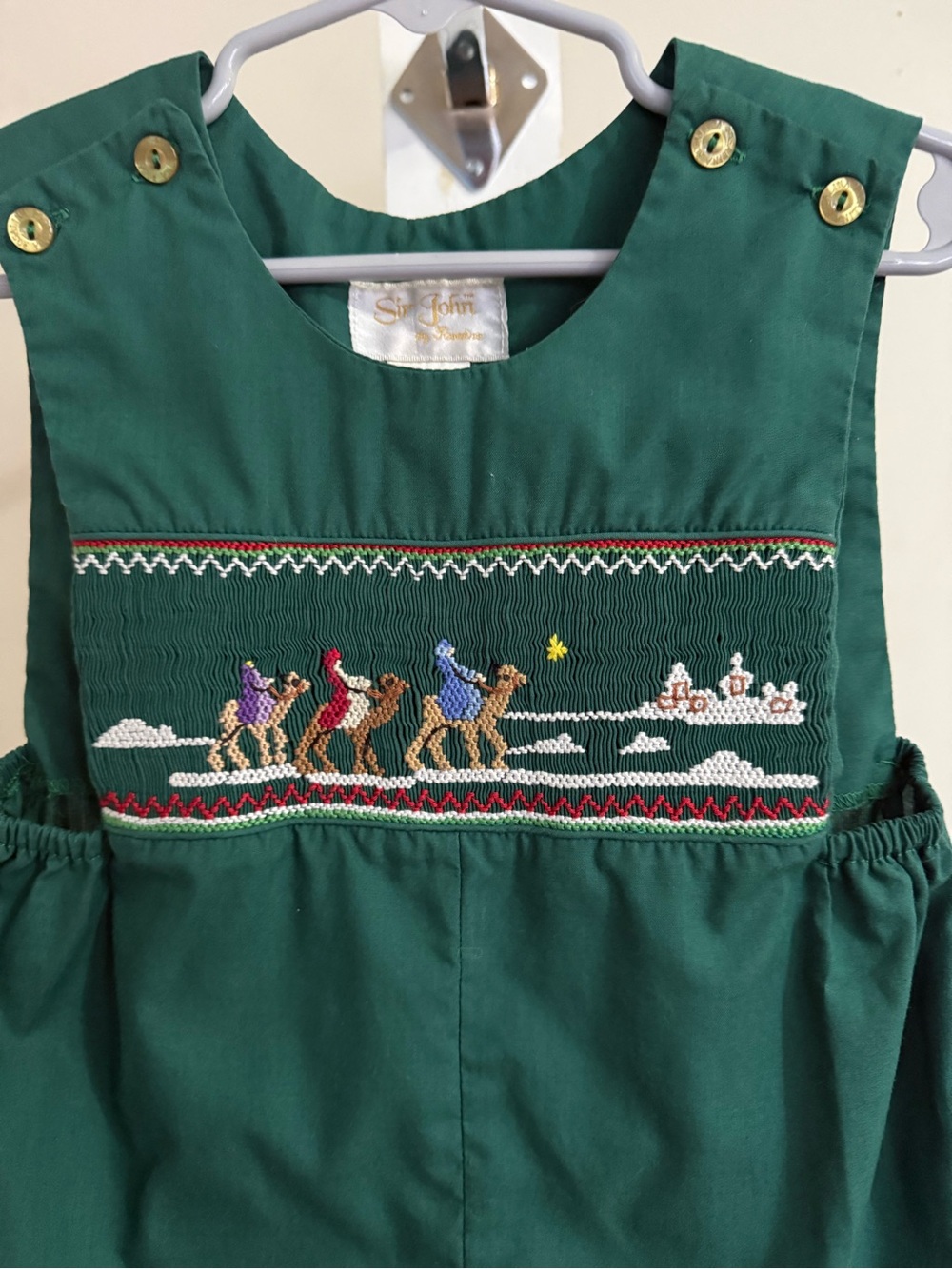 Sir John Smocked Three Wise Men Jon Jon - Picture 5 of 12